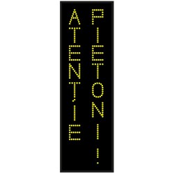 Panou tip VMS cu afisaj LED - Texte - Verticale